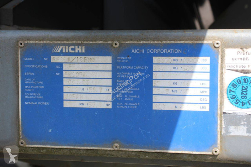 Nacela Aichi SP10A-ISF60