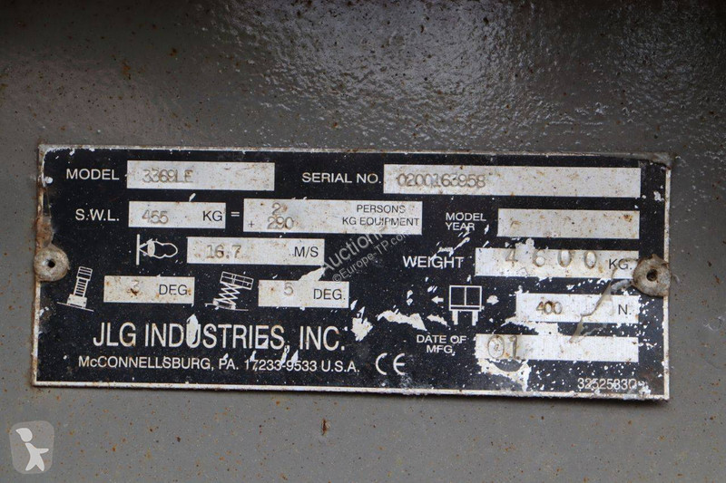 Plataforma elevadora JLG