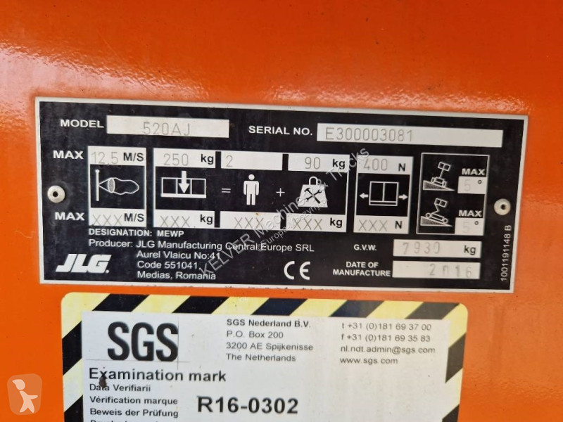 Plataforma JLG 520AJ
