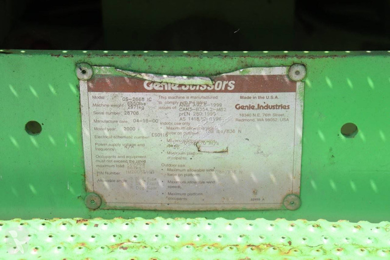 Nacela Genie GS-2668 IC