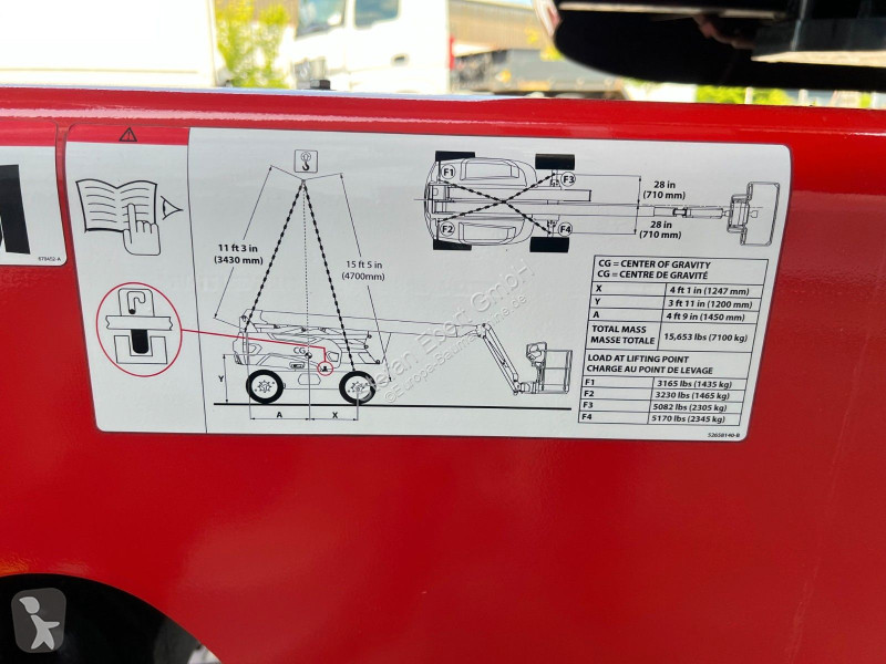 Gondola Manitou ATJE S1 e-drive / Arbeitshöhe:...