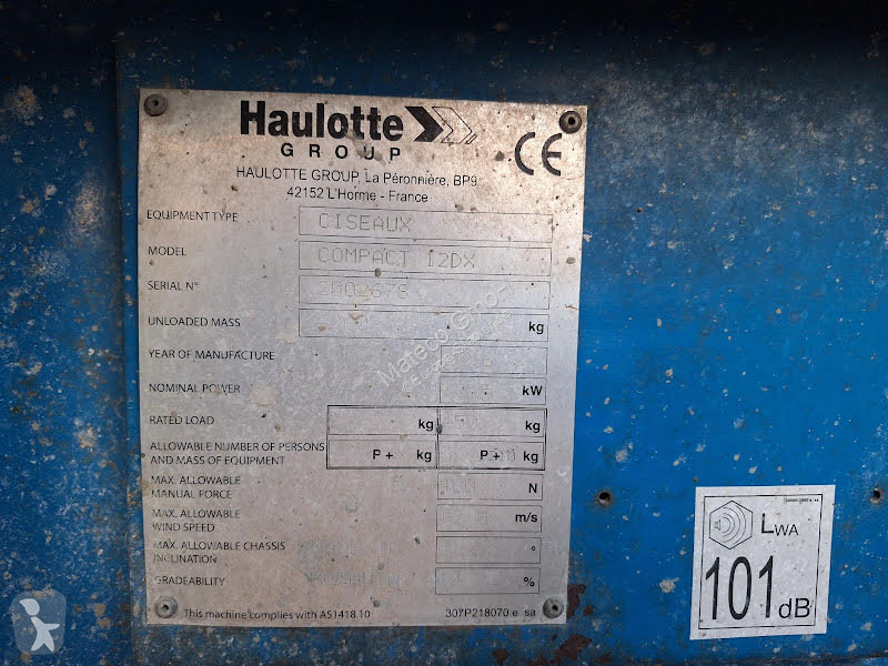 منصة تلسكوبية Haulotte COMPACT 12 DX