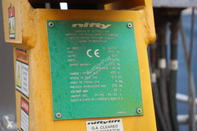 Nacelle Niftylift HR12NE