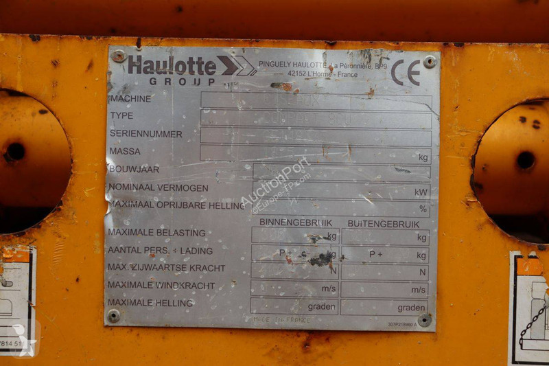 Nacelle Haulotte 8CU