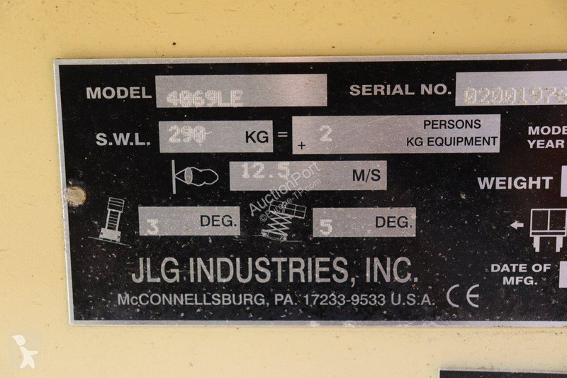 Nacelle JLG