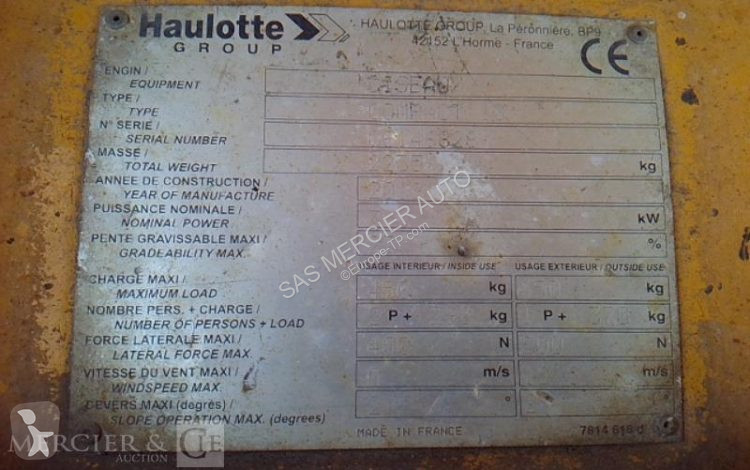 Plataforma elevadora Haulotte n/c