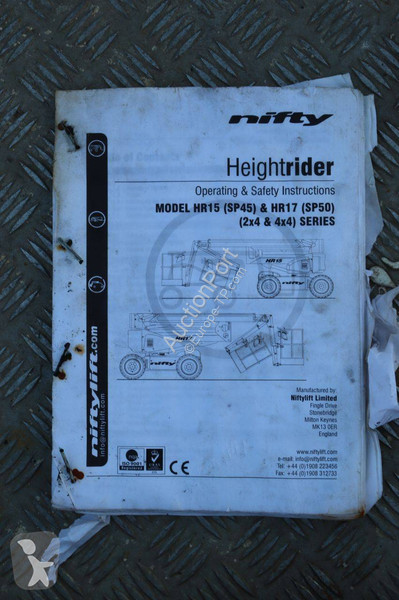 Plataforma Niftylift HR15 NDE