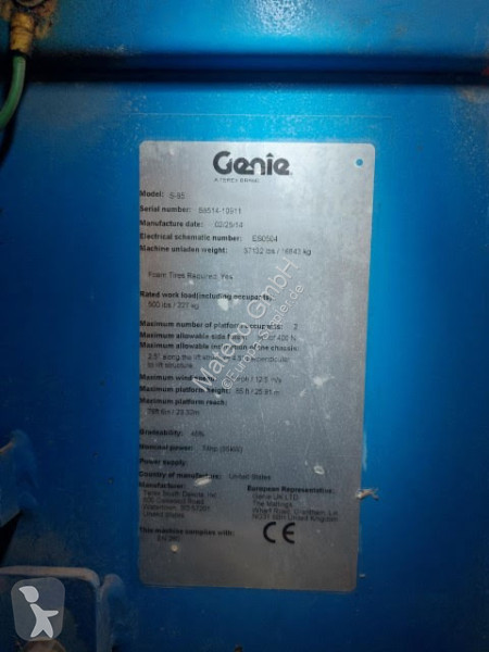 Nacelle Genie S-85
