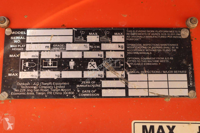 Nacela JLG R6