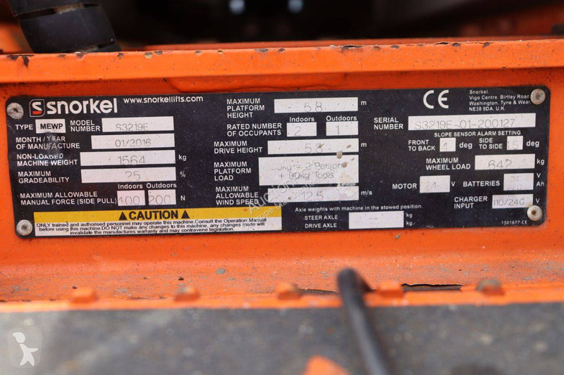 Nacelle Snorkel S3219E