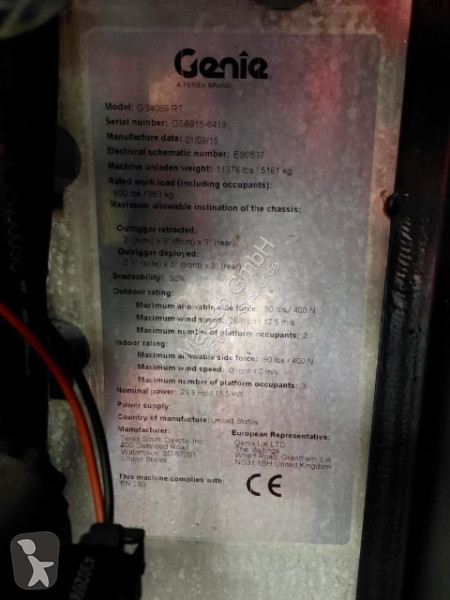منصة تلسكوبية Genie GS4069 OR