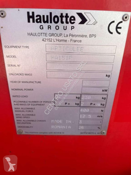 منصة تلسكوبية Haulotte