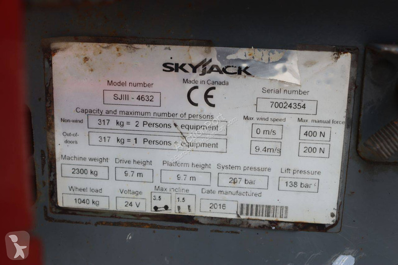 Nacela Skyjack SJIII-4632
