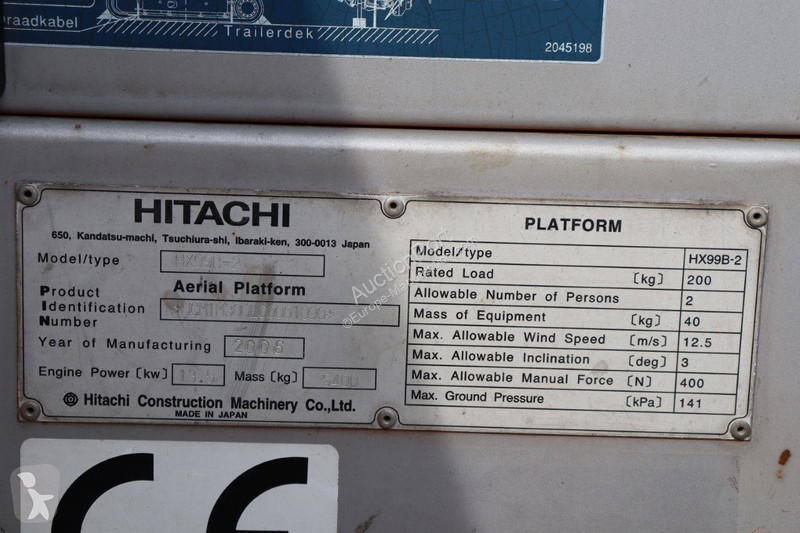 Nacela Hitachi HX99B-2