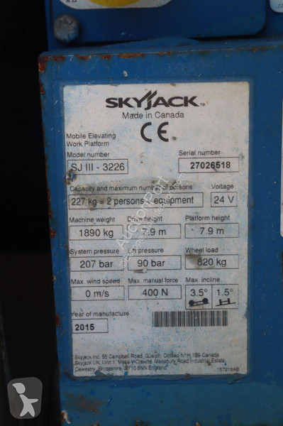 Nacela Skyjack SJIII-3226