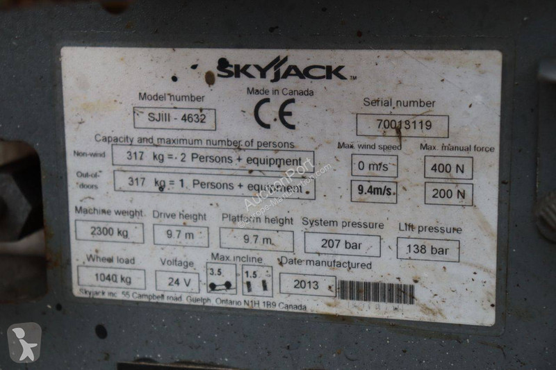 Nacelle Skyjack SJ-4632
