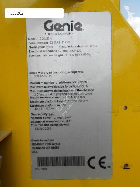 Nacelle Genie Z30/20N