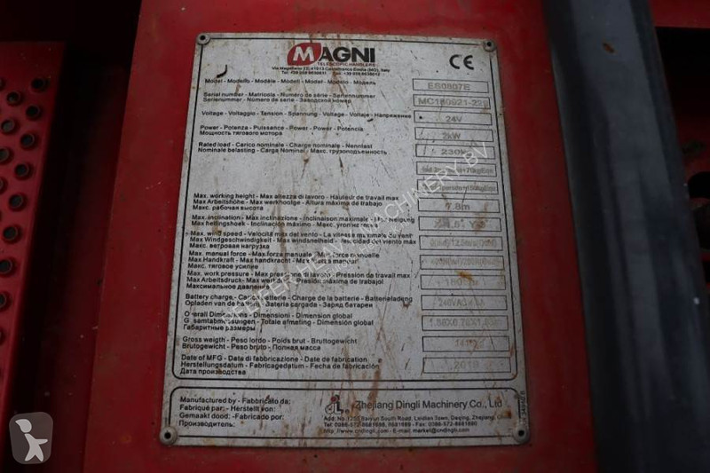 Lift Magni ES0807E Available Directly From...