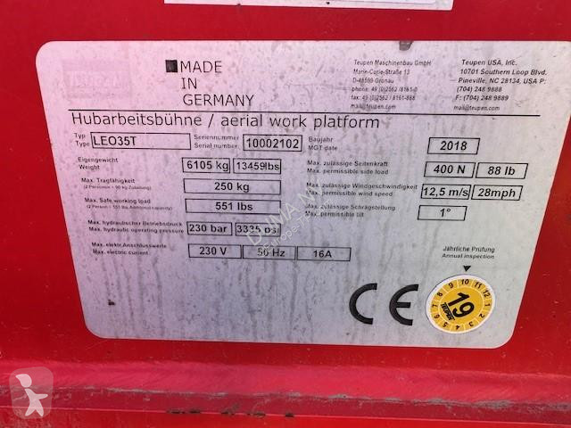 Piattaforma aerea Teupen  LEO 35T