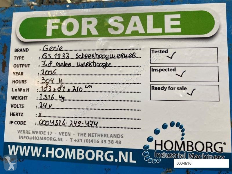 Gondol Genie Elektrische Schaarhoogwerker 7.8...