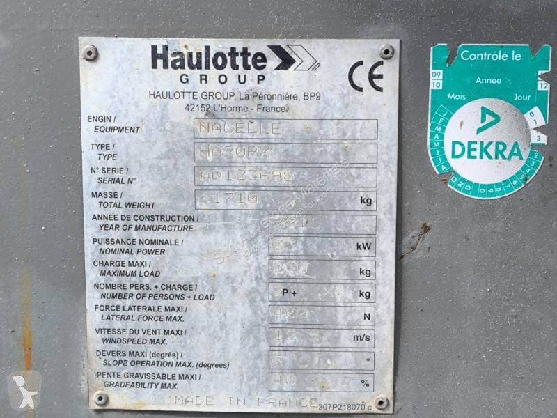 منصة تلسكوبية Haulotte