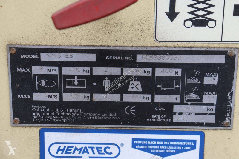 JLG  aerial platform
