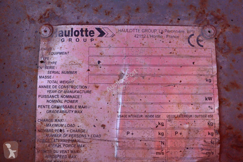 Lift Haulotte COMPACT 10