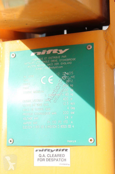Zwyżka Niftylift HR12 NE