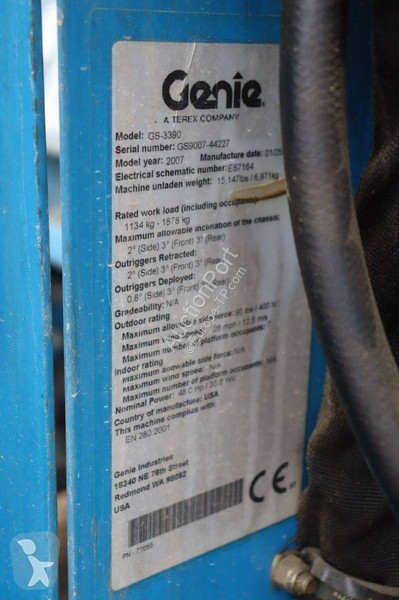 Plataforma elevadora Genie GS-3390