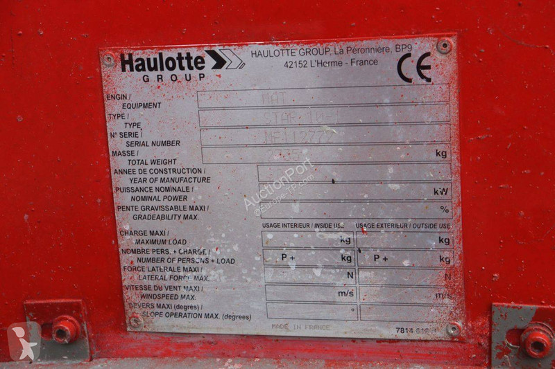 Gondol Haulotte STAR 10-1
