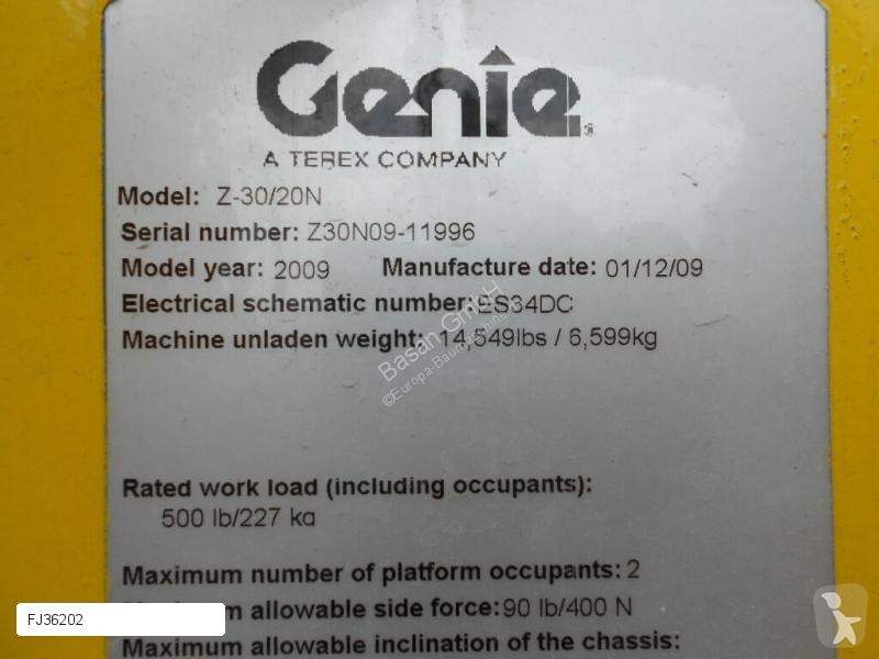 Nacelle Genie Z30/20N
