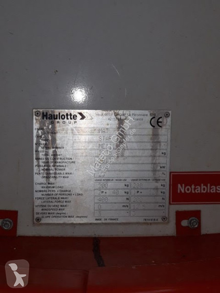 منصة تلسكوبية Haulotte STAR 10