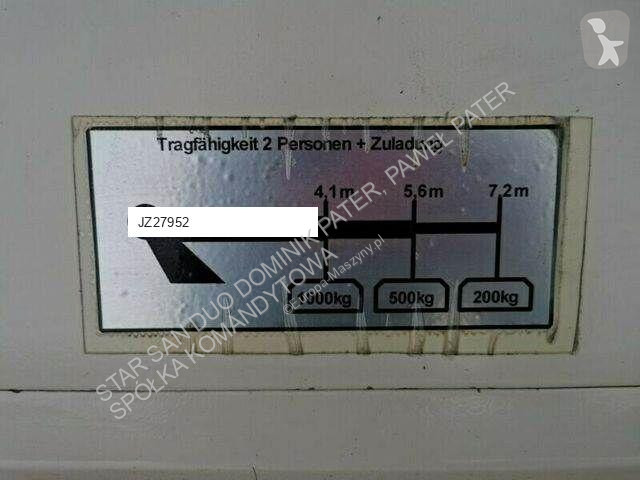 Nacelle Mercedes ATEGO 1323 PK 8000T RAIL Platform