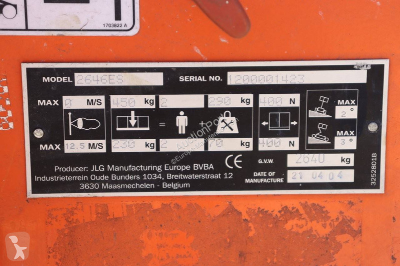 JLG  Arbeitsbühne