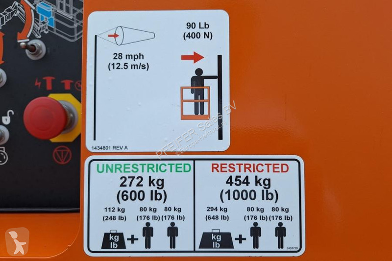 Nacelle Snorkel 460SJ Valid Inspection,...