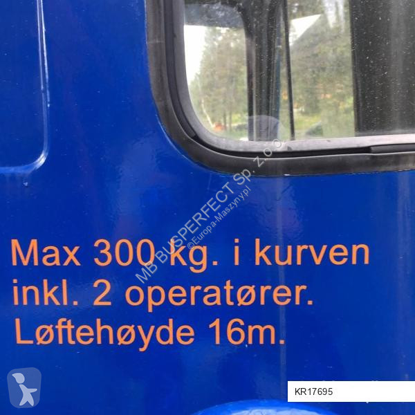 Plataforma elevadora Scania 85 dźwig zabytkowy...