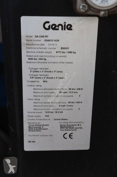 Nacela Genie GS3369