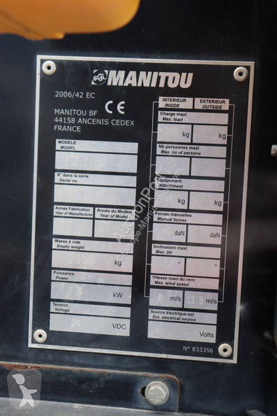 Hoogwerker Manitou