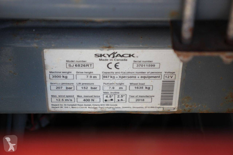 Gondola Skyjack SJ6826RT