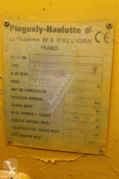 Gondola Haulotte HA16PX