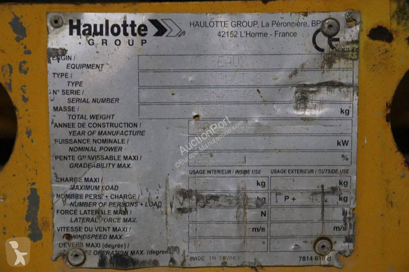 Nacelle Haulotte COMPACT 8