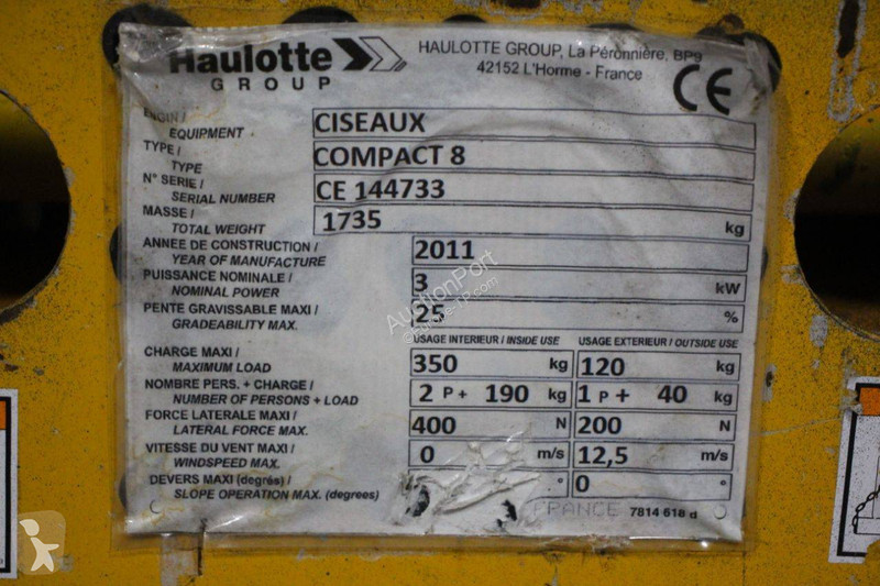 Emelőkosár Haulotte