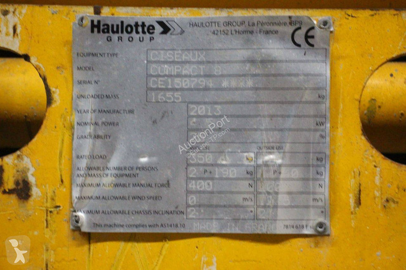 Emelőkosár Haulotte