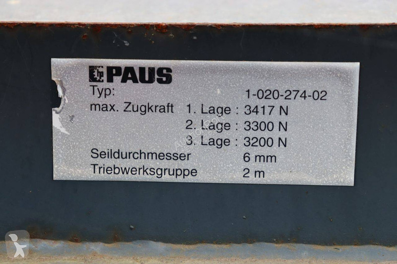 Plataforma elevadora Paus 18 WH