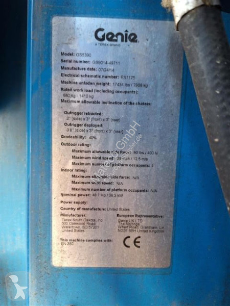 Nacelle Genie GS-5390