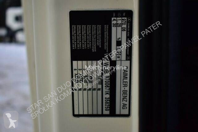 Nacelle Mercedes ATEGO 1323 PK 8000T RAIL Platform