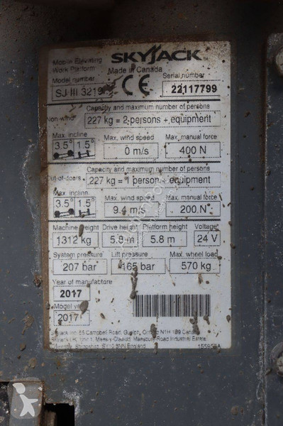 升降机 Skyjack SJ III 3219