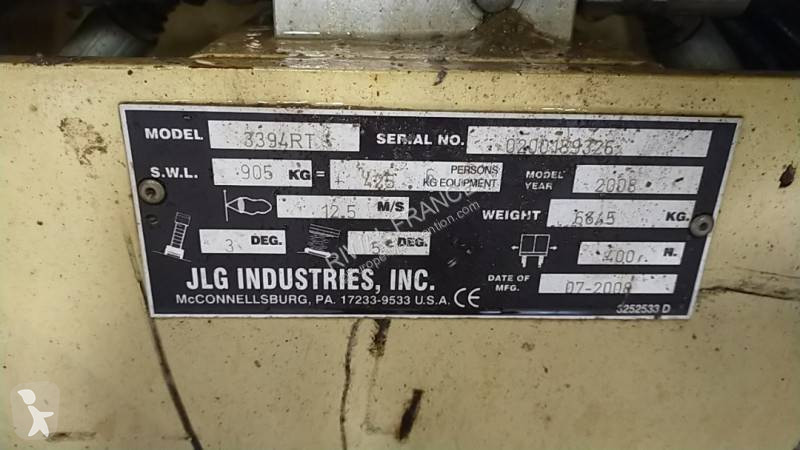 Nacelle JLG 3394 RT