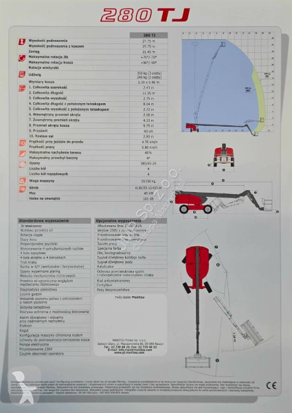 Автовышка Manitou 280 TJ
