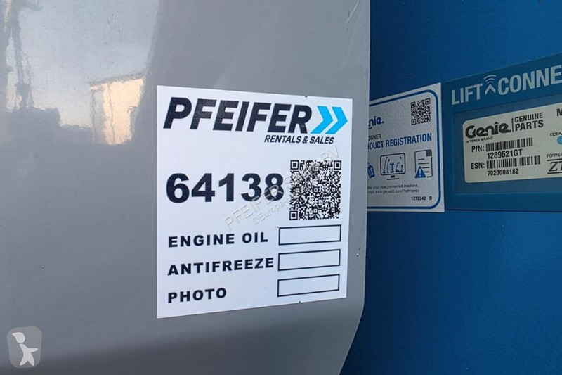 منصة تلسكوبية Genie XC Valid inspection,...